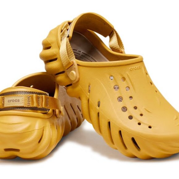 CROCS Shoes - CROCS Yellow Mules & Clogs